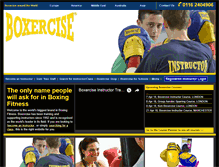 Tablet Screenshot of boxercise.co.uk